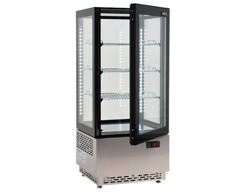 Witryna chłodnicza 78l 43x39x98 czarna