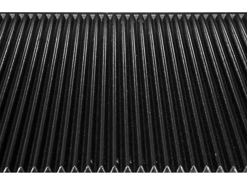 Elektryczny grill kontaktowy panini w pełni ryflowany 44cm 2,2kw