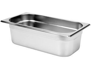 Pojemnik gastronomiczny ze stali nierdzewnej gn 1/3 100mm 3.5l