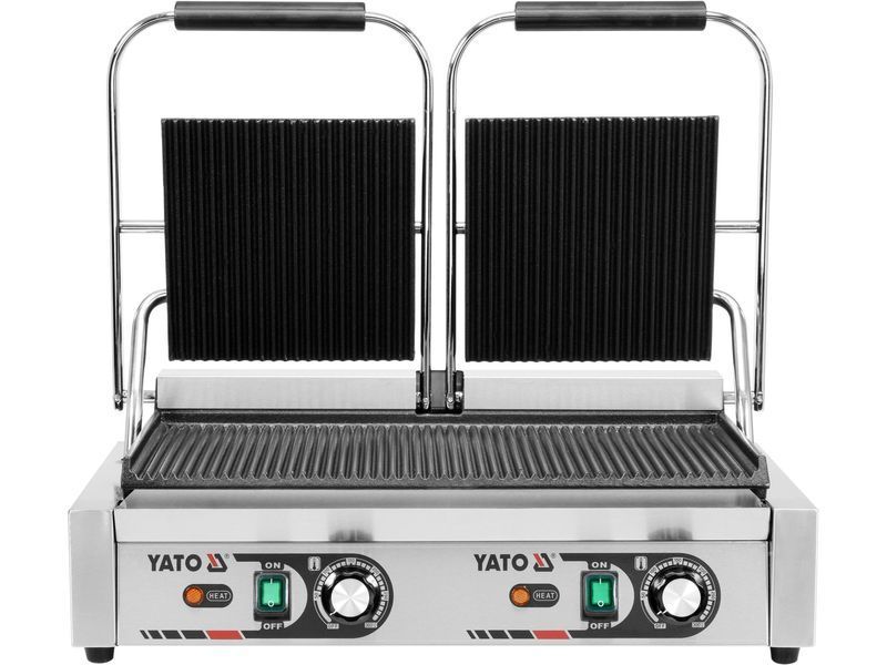 Podw&oacute;jny grill kontaktowy ryflowany 58cm, 3,6kw