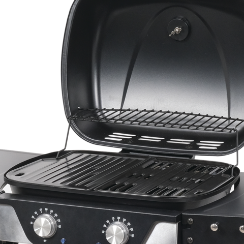 Grill elektryczny, stojący asahi 2300w, 47 x 37cm