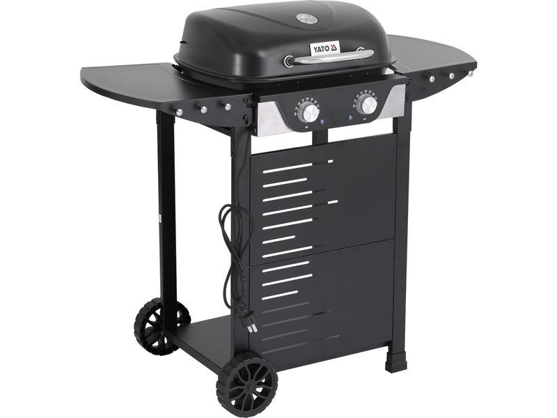 Grill elektryczny, stojący asahi 2300w, 47 x 37cm
