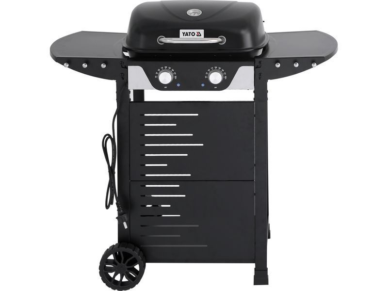 Grill elektryczny, stojący asahi 2300w, 47 x 37cm