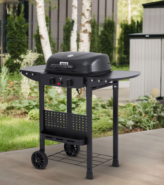 Grill gazowy asahi, 2 palniki, 5kw