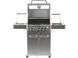 Grill gazowy itami 3+1 stal nierdzewna 11,5kw, z szybą