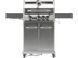 Grill gazowy itami 3+1 stal nierdzewna 11,5kw, z szybą