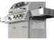 Grill gazowy itami 3+1 stal nierdzewna 11,5kw, z szybą