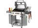 Grill gazowy itami 3+1 stal nierdzewna 11,5kw, z szybą