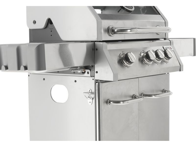 Grill gazowy itami 3+1 stal nierdzewna 11,5kw, z szybą