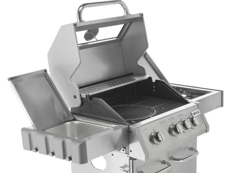 Grill gazowy itami 3+1 stal nierdzewna 11,5kw, z szybą