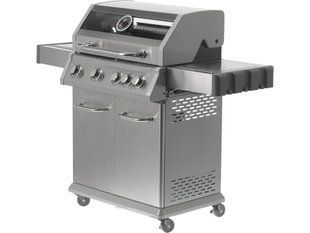 Grill gazowy itami 4+1 stal nierdzewna 14,2kw, z szybą