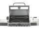 Grill gazowy itami 4+1 stal nierdzewna 14,2kw, z szybą