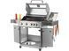 Grill gazowy itami 4+1 stal nierdzewna 14,2kw, z szybą