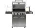 Grill gazowy itami 4+1 stal nierdzewna 14,2kw, z szybą
