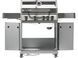 Grill gazowy itami 4+1 stal nierdzewna 14,2kw, z szybą