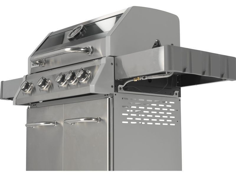 Grill gazowy itami 4+1 stal nierdzewna 14,2kw, z szybą