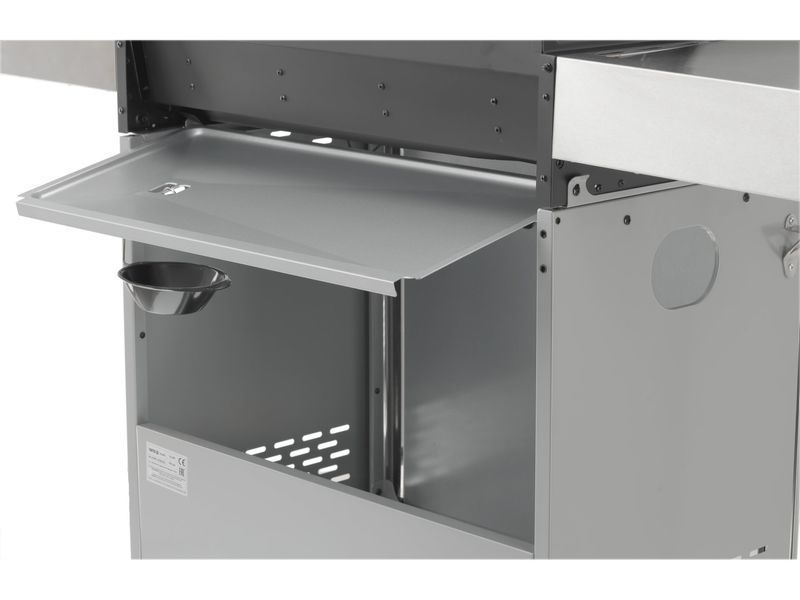Grill gazowy itami 4+1 stal nierdzewna 14,2kw, z szybą