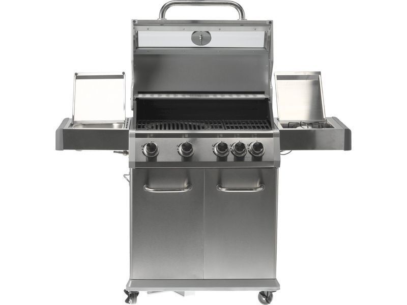 Grill gazowy itami 4+1 stal nierdzewna 14,2kw, z szybą