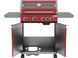 Grill gazowy itami 4+1, 14,5kw, czerwony