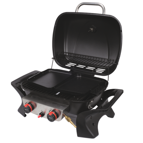 Grill gazowy przenośny yake, 2 palniki, 5kw yake