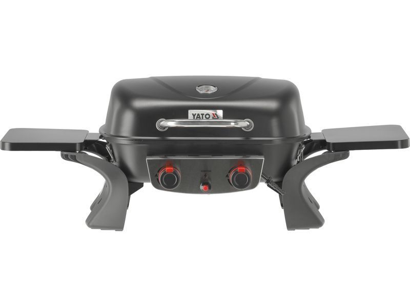 Grill gazowy przenośny yake, 2 palniki, 5kw yake