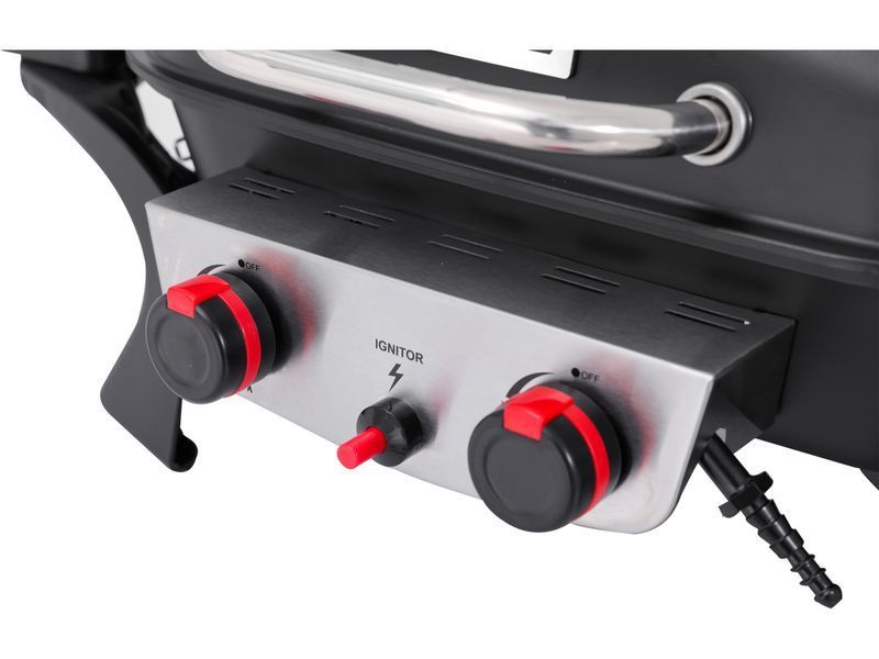 Grill gazowy przenośny yake, 2 palniki, 5kw yake