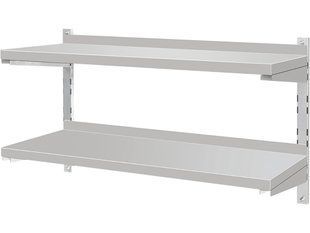 P&oacute;łka wisząca reg. z rantem podw&oacute;jna 1500x300x350mm