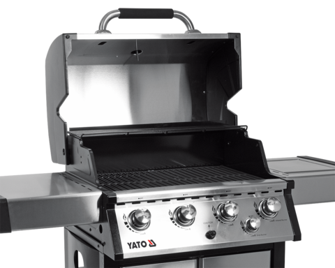 Grill gazowy yokate 4+1 stal nierdzewna 17,5kw
