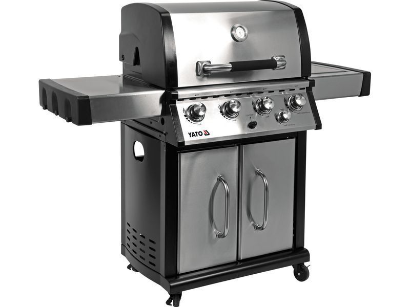 Grill gazowy yokate 4+1 stal nierdzewna 17,5kw